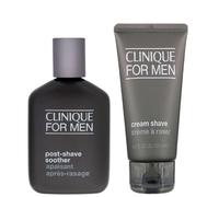 Clinique - Bundles Duo: Mens Post Shave Soother 75ml / 2.5 fl.oz. & Cream Shave 125ml / 4.2 fl.oz. for Men