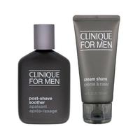 Clinique Bundles Duo: Mens Post Shave Soother & Cream Shave 75ml + 125ml