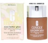 Clinique Even Better Glow™ Light Reflecting Makeup SPF15 30ml (Various Shades) - 118 Amber