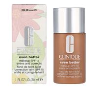 Clinique Even Better™ Makeup SPF 15 Evens and Corrects Corrective Foundation SPF 15 Shade CN 58 Honey 30 ml