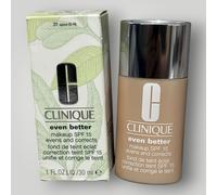 Clinique Even Better Makeup - SPF 15 -Evens & Corrects - 31 Spice (D-N) 30ml New
