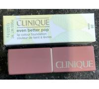 Clinique Lipstick Even Better Pop lip Colour Dark Brown Lip Stick 28 Mink NEW