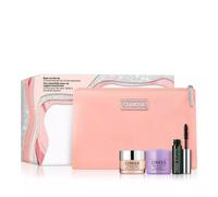 Clinique Eyes On The Fly Set Eye Cream 15ml, Cleansing Balm 15ml, Mascara 3.5ml & Bag