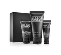 Clinique For Men Starter Kit Set For Daily Oil Control | Face Wash 1 Fl Oz | Cream Shave 2 Fl Oz | Mattifying Moisturizer 0.5 Fl Oz