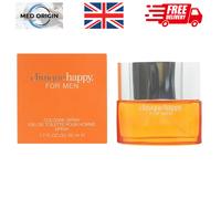 CLINIQUE HAPPY FOR MEN 50ML COLOGNE SPRAY BRAND NEW & BOXED UK Free Shipping