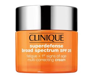 CLINIQUE Hydration Superdefense SPF 25 Fatigue Correcting Cream 1&2 Antioxidant Corrective Cream
