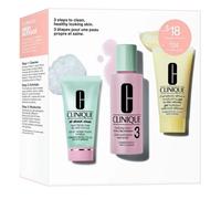 Clinique 3-Phase-system-care 3-Step-skin-care-systemAll About Clean 3 Step Skin 3 Mini Kits Liquid Facial Soap 30 ml + Clarifying Lotion 3 60 ml + Moisturizing Gel 30 ml