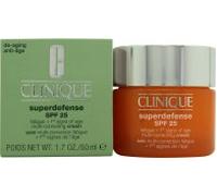 Clinique Superdefense Fatigue + 1st Signs Of Age Multi-Correcting Cream SPF25 50ml - Very Dry to Dry Combination Skin
