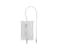 CliniSure 2L Sterile Night Urine Drainage Bags, 10 Pack, Lever Tap, Leak Free | Universal Ridged Connector and Non-Return Valve to Stop Backflow. Soft Tubing for Indwelling or Intermittent Catheters.