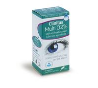Clinitas 0.2% Ease Eye Drops for Dry Eye. Suitable for Contact Lens wearers and Preservative Free for the Relief of Dry and Gritty Eyes 10ml Multi use Bottle