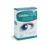 Clinitas 0.2% Soothe Eye Drops for Dry Eye. Suitable for Contact Lens wearers and Preservative Free for the Relief of Dry and Gritty Eyes 30 x 0.5 ml vials and Fully resealable