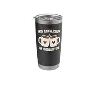 Clinking Mugs 18th Anniversary Porcelain Mug Stainless Steel Insulated Tumbler