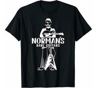 CLINSIS Keche NAKU Normans Rare Guitars T-Shirt Casual Graphic Vintage Gift Tops Black XL