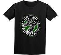 CLINSIS Keep It Real Old School Jacob Zelazny TransparentTop Sweatshirt Short Sleeve Black M