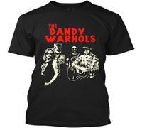 CLINSIS Limited The Dandy Warhols American Garage Music Members Logo T-Shirt Mens Black S