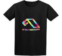 CLINSIS Men's Anjunabeats O Neck Cotton T Shirt Black M