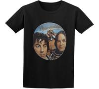 CLINSIS Men's Deceptive Bends 10Cc People in Love O Neck Cotton T Shirt Black XL