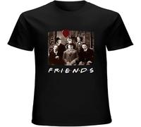 CLINSIS Mens Devin Townsend Project Logo Graphic Blouse Short Sleeve Casual T Shirt Black L