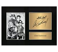 Clint Eastwood Autograph Memorabilia A4 Printed Autograph Photo Reproduction Print Picture Display No96