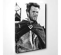 Clint Eastwood Canvas Wall Art Print 30x20 Inch