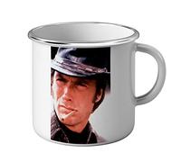 Clint Eastwood Film Western Cowboy Old Cinema Enamel Mug Original 7