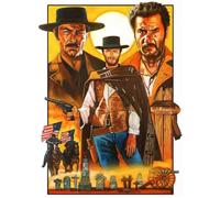Clint Eastwood Movie Poster Puzzle 1000 Pieces Paper Puzzle for Adults Children Educational Game Hf118Mw 70x50CM