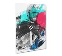 Clint Eastwood No.2 V2 Canvas Print | Gallery Wrapped 30mm Frame Wall Art | 20x14 inches | Ready to Hang | Modern Picture | Living Room Bedroom Lounge Office