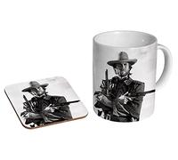 Clint Eastwood The Outlaw Josey Wales Ceramic Coffee Mug + Coaster Gift Set …