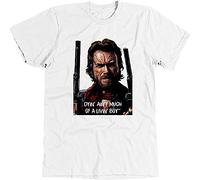 Clint EastwoodOutlaw Josey Wales Tv Show Movie Tshirt Vintage Men Gift Tee White (Large)