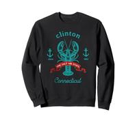 Clinton Connecticut Lobster Fishing Vacation Souvenir Sweatshirt