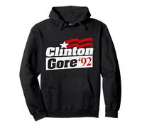 Clinton Gore Shirt Vintage Retro Bill Clinton 92 Elect Pullover Hoodie
