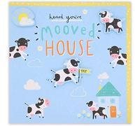 Clintons: All Over Cows, New Home Card, 159x159mm, Multi-Colour, 1164693
