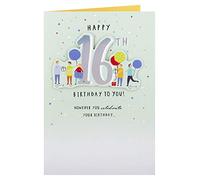 Clintons: Family & Friends 16th Birthday Card,16th Birthday, Boy | for him 235x155mm, multi, 1144300