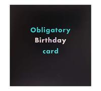Clintons: Humorous Obligatory Birthday Card for Him/Her, Open Birthday Card, Generic Card for Birthday 159x159mm, Multi-Colour, 1153429