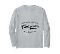 Clintonville WI Four Wheel Drive City for Men Women. Long Sleeve T-Shirt