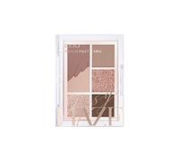 Clio Pro Eye Palette Mini Every Day Eye Shadow 6 Colour Shades - Shimmer, Matte, Glitter - 002 Rosy Hase