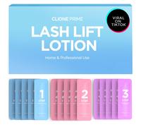 CLIONE PRIME Lash Lift Lotion - 15 Pcs Eyebrow Lamination Eyelash Perm Home & Professional Use Eyelash Lift Lash Perm Made in Korea