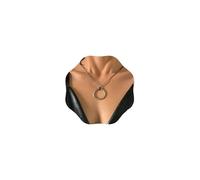 Cliory Black Leather Choker Necklace Velvet Choker Necklaces Circle Necklace Adjustable Rope Choker Necklace Dainty Choker Jewelry Gifts for Women