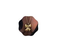 Cliory Bow Necklace Bow Pendant Choker Necklace Gold Bow Chain Necklace Fashion Jewelry for Women
