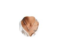 Cliory Butterfly Pearl Necklaces Y Necklace for Women Gold Tassel Necklaces Rhinestone Butterfly Necklace Jewelry for Women