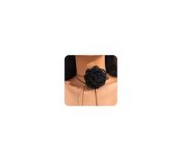 Cliory Flower Choker Necklace Big Rose Flower Chokers Floral Choker Necklace Elegant Summer Necklace Jewelry for Women, Metal, No Gemstone