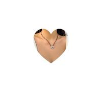 Cliory Love Heart Choker Necklace Boho Leather Choker Necklace Brown Velvet Necklace Sude Choker for Women