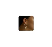 Cliory Pearl Ear Clips ear cuffs non piercing cartilage earring gold ear cuffs for women Jewelry for Women