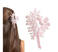 Clip À Griffe De Conque, Clips De Griffe, Coiffure CLLAW | Accessoire De Cheveux Créatif | De Courbe Fluide, Ce Clip À Pour Le Mariage Les Vacances, Sports, Sports, La Fête, La Mâchoire Pour