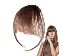 Clip Bangs - Human Hair Women Bang | Hair Fake Bangs Fringe Clip | clipon Fringe | Hair Extensions | Girlfriend Sisters Bangs With Temples Everyday Hair Extensions For Photography Dating
