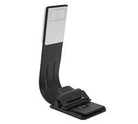 Clip Book Read Light with Stepless Dimming and Brightness Memory for Bedroom Reading, USB Rechargeable, Plastic, 1 Unit