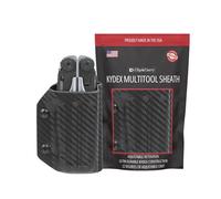 Clip & Carry Kydex Multitool Sheath for LEATHERMAN Surge - Made in USA (Multi-Tool not Included) EDC Multi Tool Sheath Holder Holster Cover (Carbon Fiber Black)