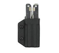 Clip & Carry Kydex Multitool Sheath for the Victorinox SWISSTOOL - Made in USA - Multi Tool Holder Holster - Black