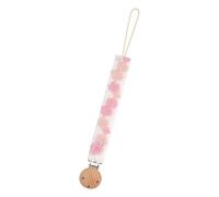 Clip Chain with Silicone Teether Anti-Drop Secure Holder Strap for Infants, Toddler Loss Accessory Newborns Strap