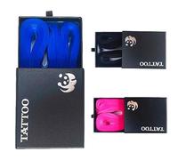 Clip Cord Covers,Tattoo One Box of 100PCS Plastic Blue Clip Cord Sleeves,Tattoo Clip Cord Covers for Tattoo Machine Parts